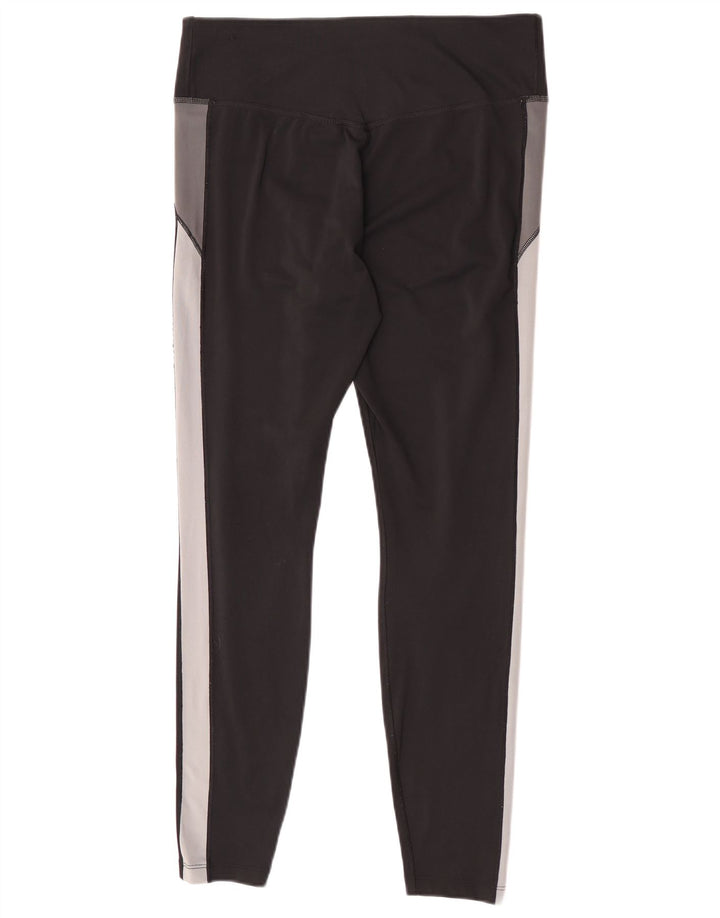 Nike Legging Dri Fit pour femme UK 16 Large Noir Colorblock Polyester