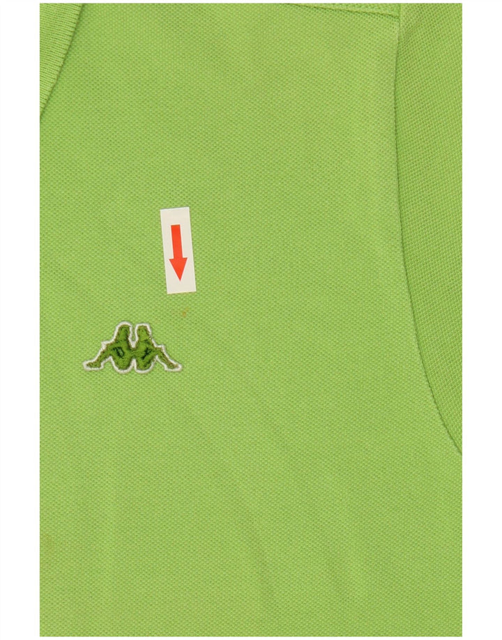 Kappa Polo Homme Petit Vert Coton