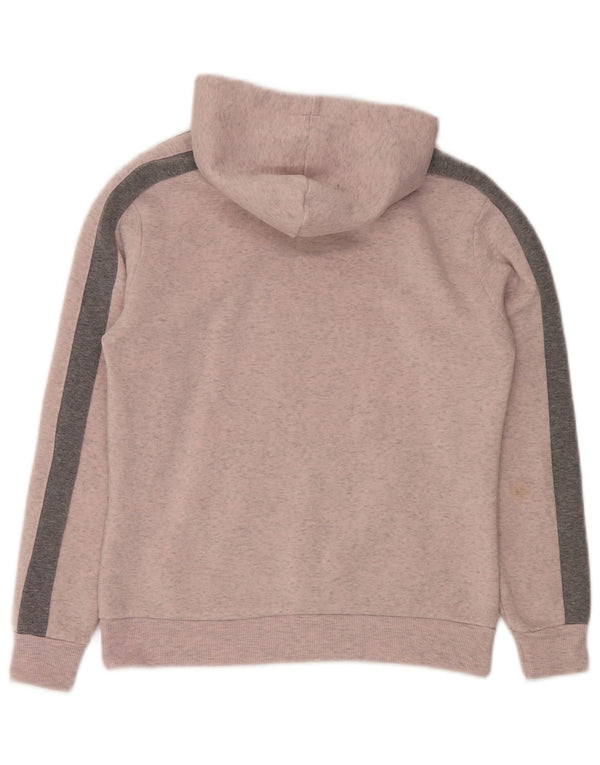 KAPPA Pull à capuche graphique surdimensionné pour femme UK 10 Small Rose Colourblock