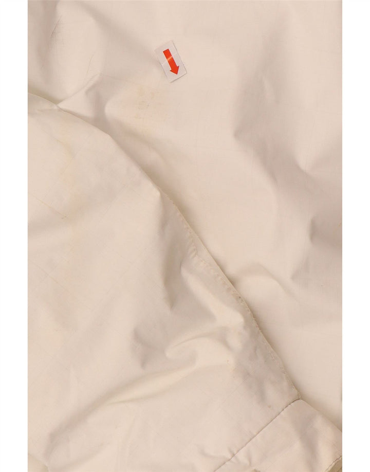 HELLY HANSEN Veste coupe-vent surdimensionnée à capuche pour femme UK 6 XS Blanc