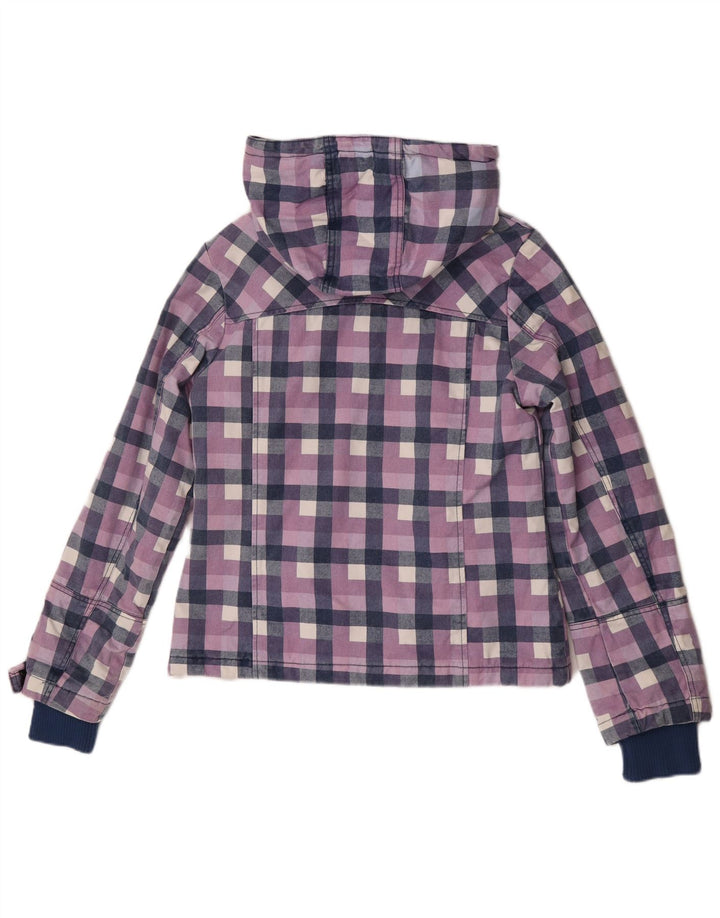 Sublevel Veste coupe-vent à capuche pour femme UK 16 Large Violet Géométrique