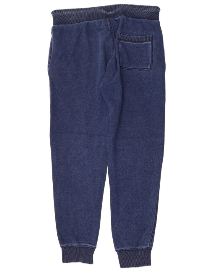 Superdry Homme Pantalon De Survêtement Joggers Petit Bleu Marine Polyester