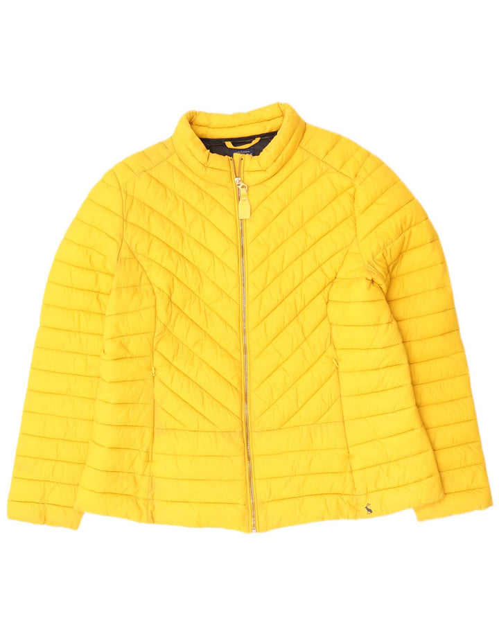 JOULES Veste matelassée Femme UK 18 XL Jaune Polyamide