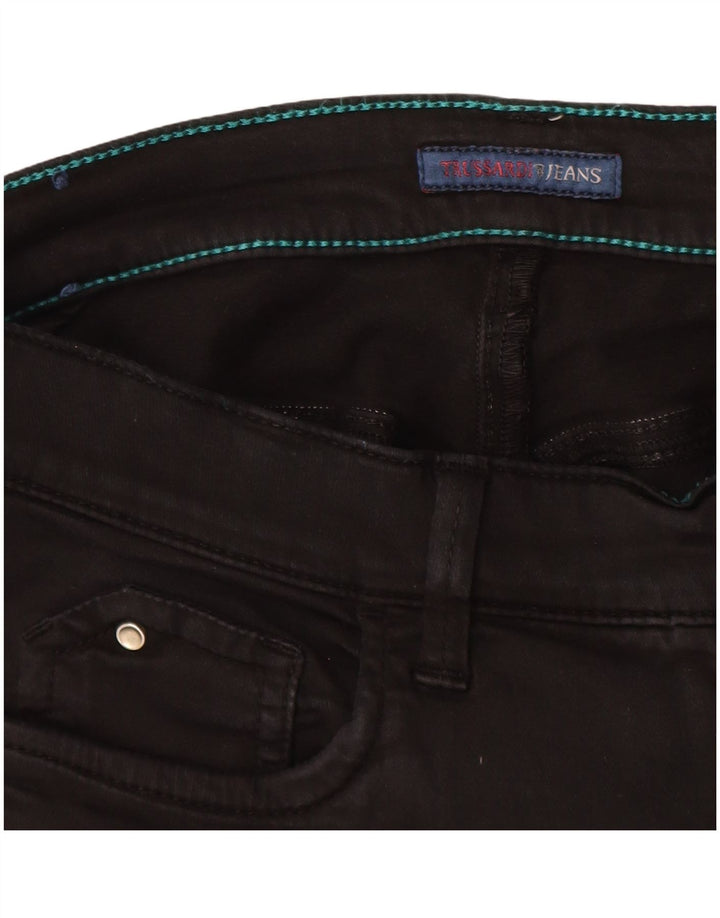 Femme TRUSSARDI Jean Skinny IT 44 Moyen W28 L29 Noir