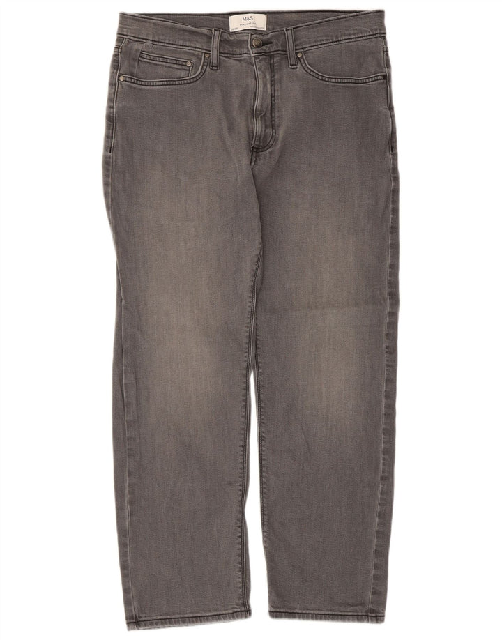 Marks & Spencer Jean droit homme W32 L29 gris coton