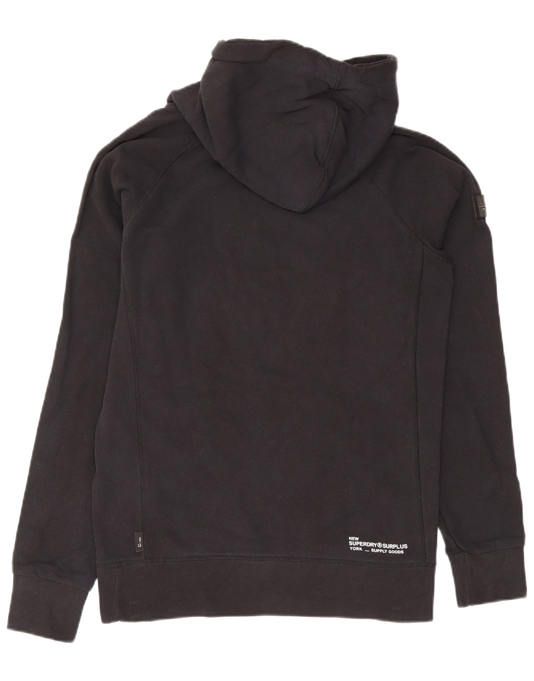 Superdry Pull à Capuche Graphique Homme Noir Moyen Coton