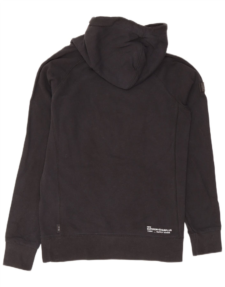 Superdry Pull à Capuche Graphique Homme Noir Moyen Coton