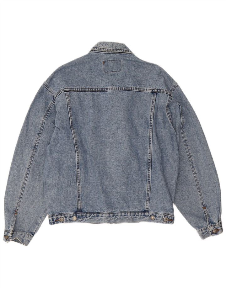 Casucci Veste en jean pour homme UK 40 Large Bleu