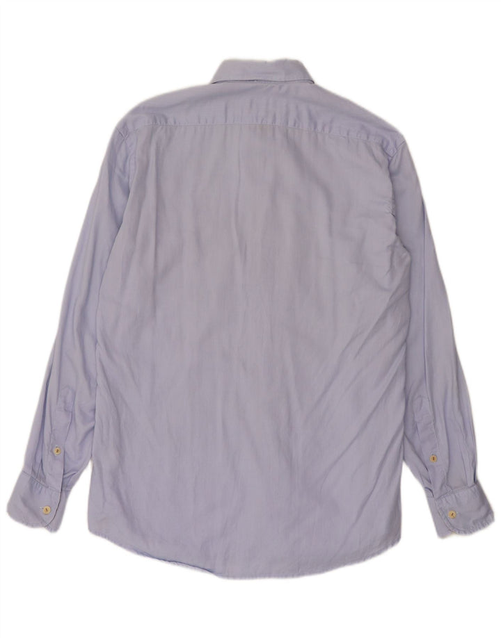 ALVIERO MARTINI Chemise Homme Taille 39 15 1/2 Coton Bleu Moyen