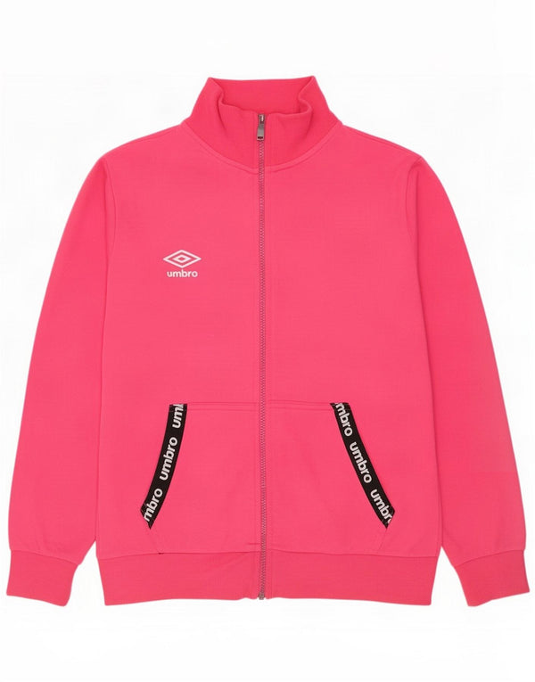 Umbro Veste de survêtement graphique pour femme UK 14 Large Rose Colourblock