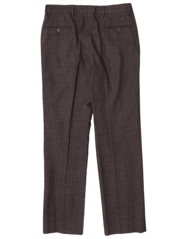 Gianfranco Ferre Costume 2 pièces pour homme UK 38 Medium W34 L33 Gris à fines rayures