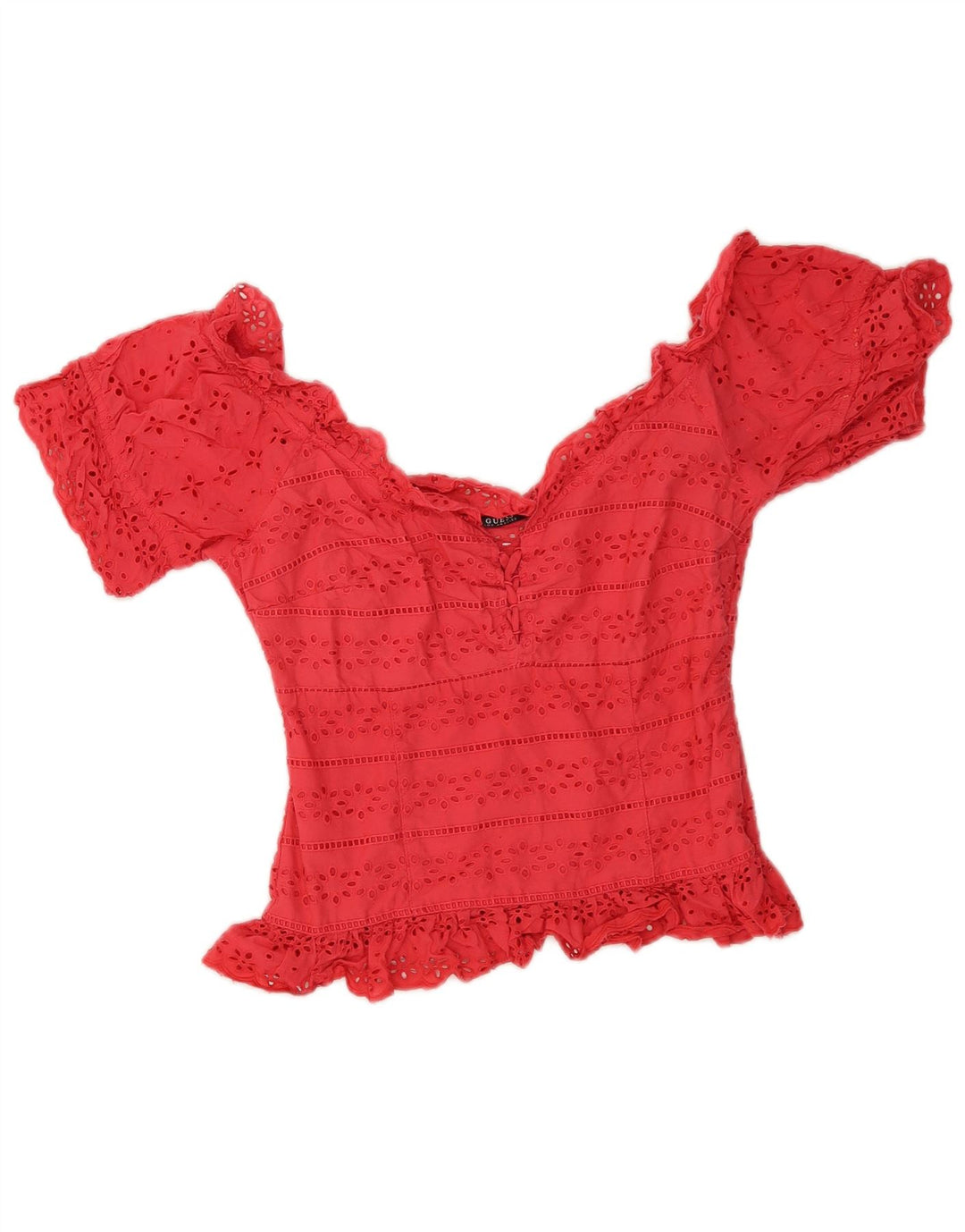 Guess Haut court pour femme UK 10 Petit Rose