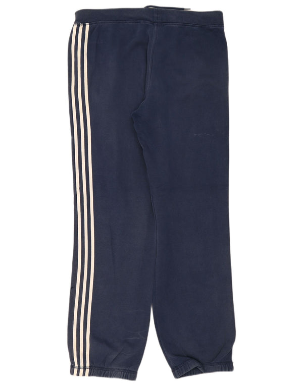 Adidas Pantalon de survêtement pour homme en coton bleu marine moyen