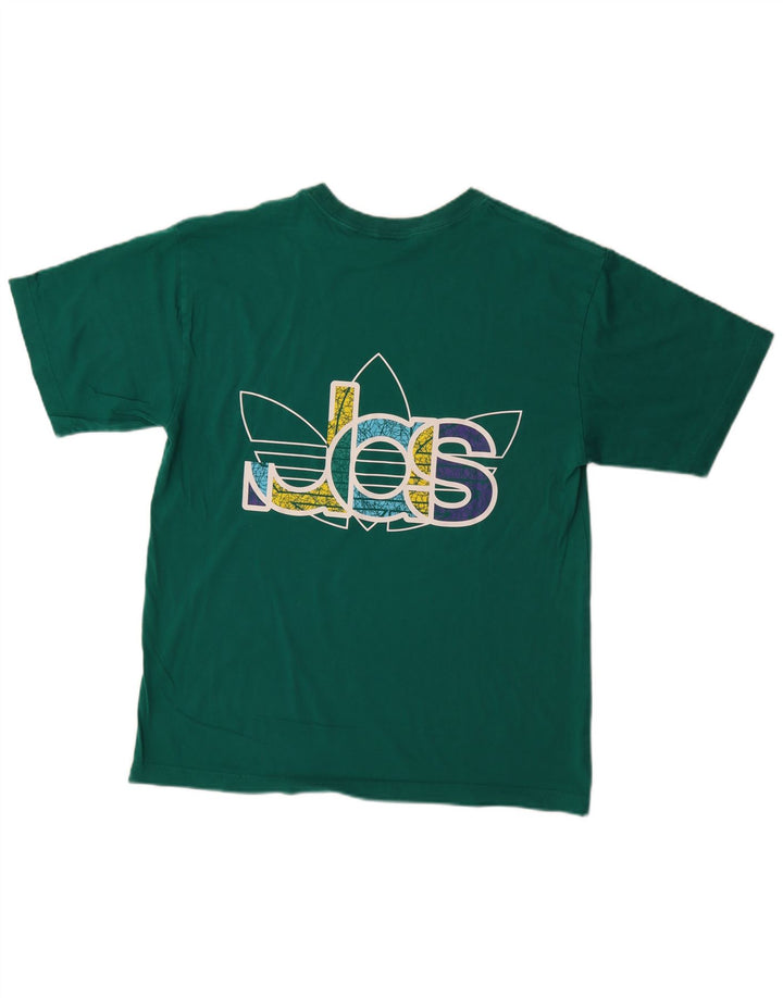 Adidas T-Shirt Graphique Homme Vert Moyen