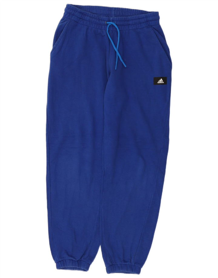 Adidas Pantalon de survêtement graphique pour homme en coton bleu moyen