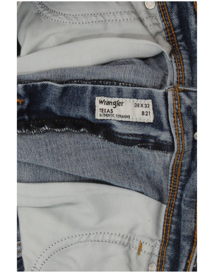 Wrangler Short en Jean Texas Homme W38 XL Bleu