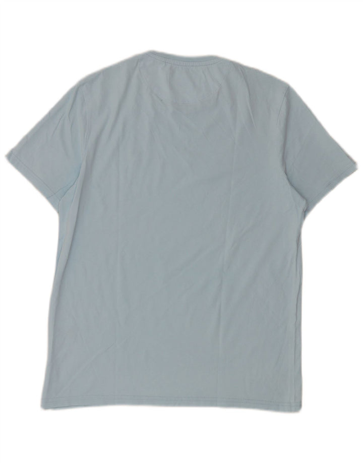 Lyle & Scott T-Shirt Homme Bleu Moyen Coton
