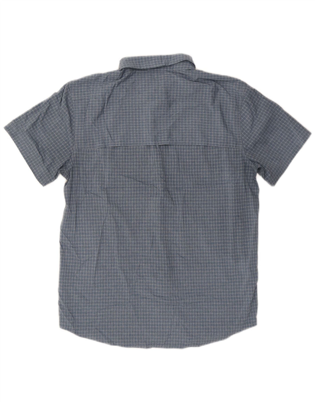 PRANA Chemise à manches courtes pour homme à carreaux bleu moyen