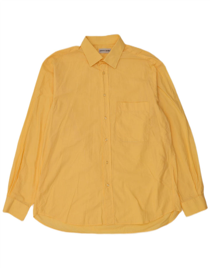 Pierre Cardin Chemise Homme Taille 41 Grand Coton Jaune