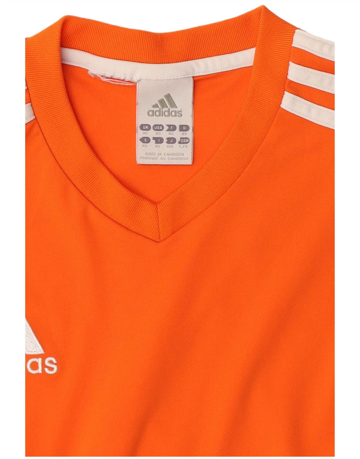 Adidas Climalite T-Shirt Top XS Orange Homme