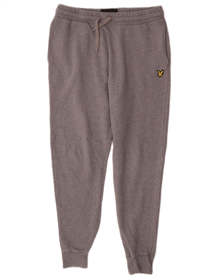 Lyle & Scott Pantalon De Survêtement Joggers Homme Gris Moyen Moucheté Coton