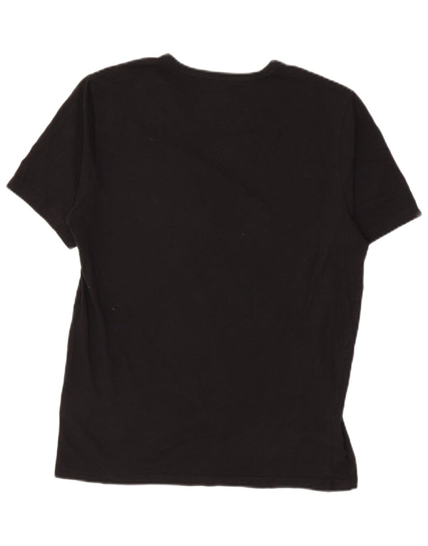 Hugo Boss Homme T-Shirt Top Coton Noir Moyen