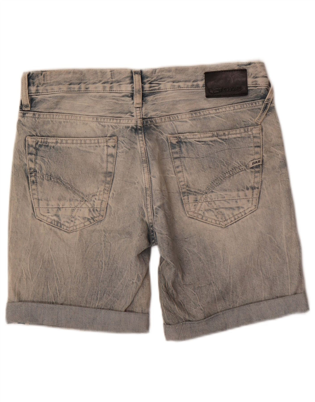 Gas Short en Jean Femme W27 Petit Bleu Coton