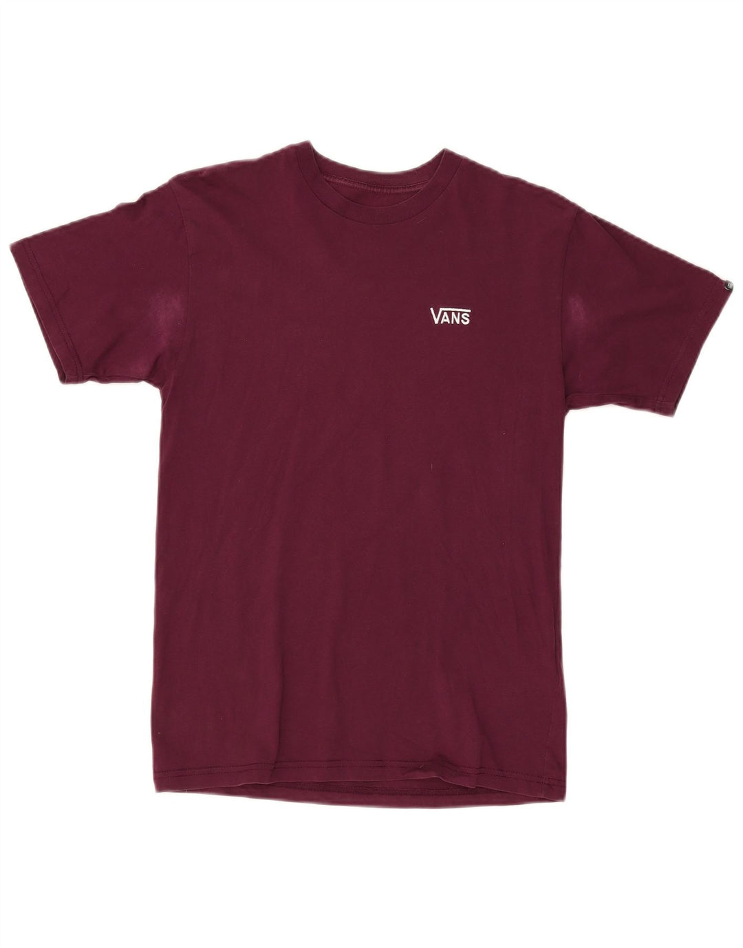 VANS T-shirt graphique coupe classique pour hommes, petit coton bordeaux