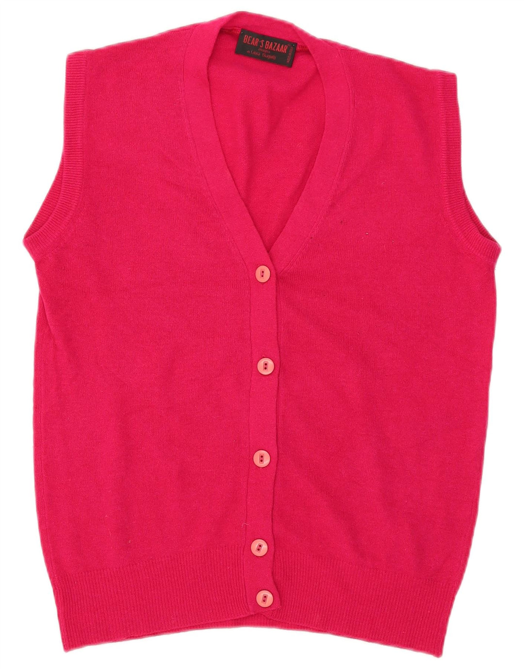 Laura Biagiotti Bear's Bazaar Cardigan Pull Femme IT 44 Rose Moyen