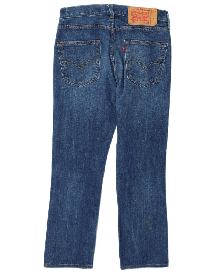 Levi's Jean Droit 501 Homme Bleu W30 L25 Coton