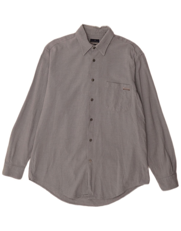 Trussardi Chemise Homme Large Gris Classique