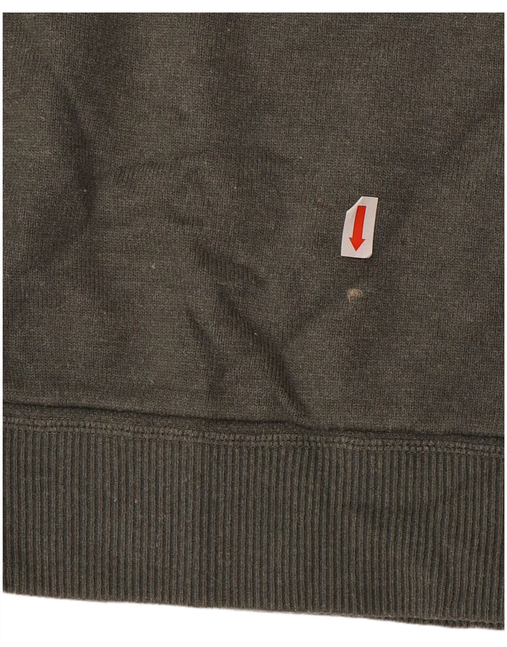 MASSIMO DUTTI Pull Col Zippé Homme XL Gris Viscose