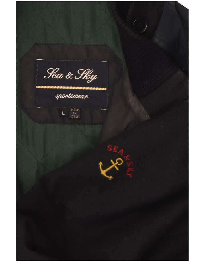 Sea & Sky Veste utilitaire pour homme UK 40 Grande laine bleu marine