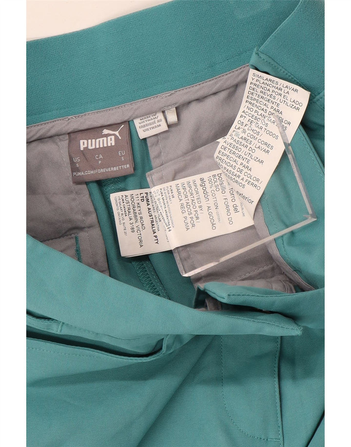 PUMA Short décontracté pour femme Petit W27 Bleu Coton