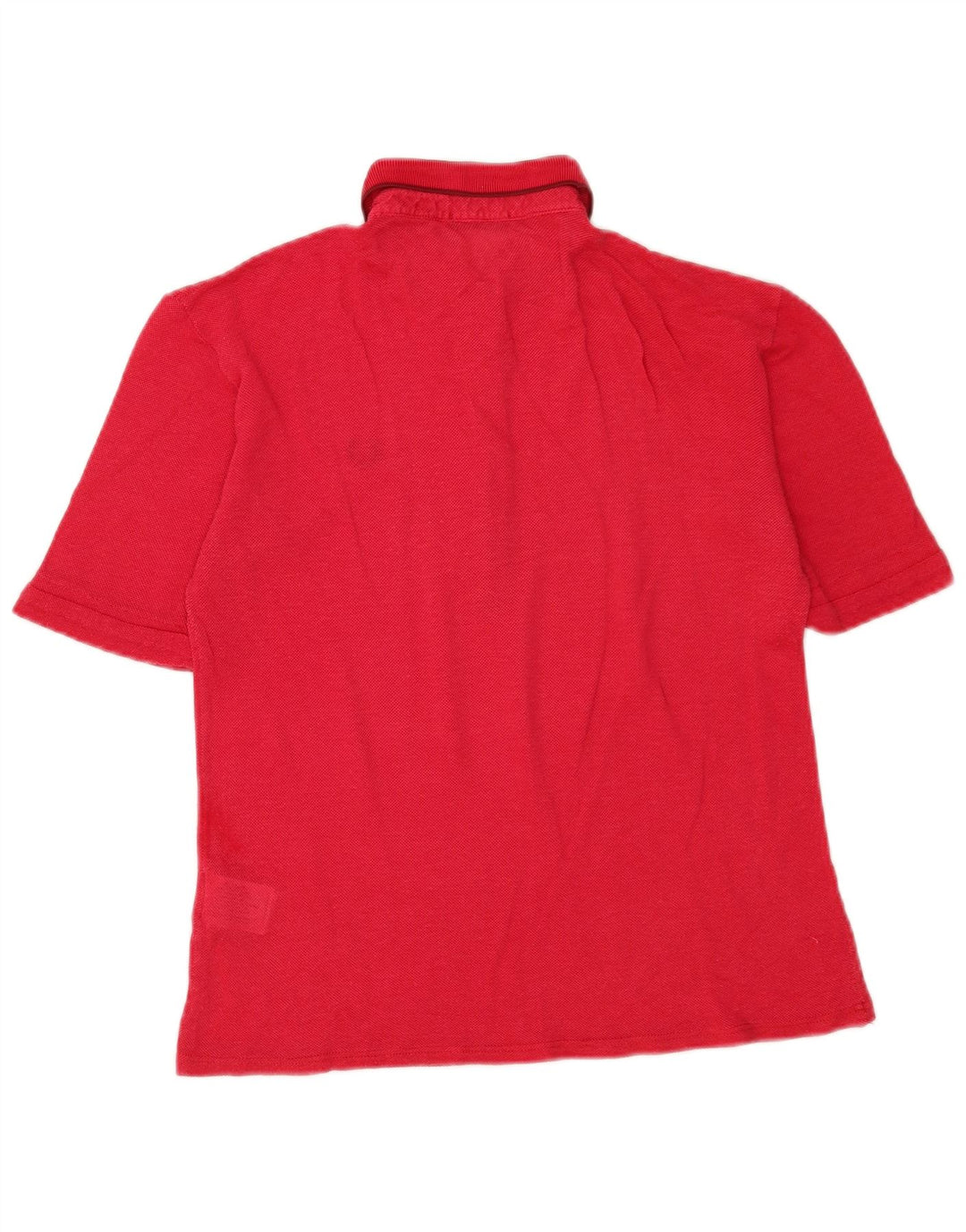 Fred Perry Polo Femme UK 14 Medium Rouge Viscose