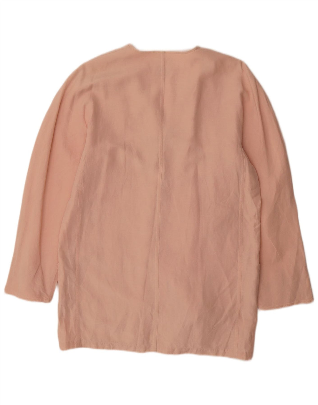 Max Mara Veste Blazer 3 Boutons Homme UK 12 Lin Rose Moyen