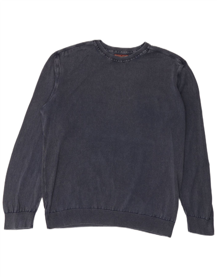 Marlboro Classics Pull à col rond pour homme 3XL Bleu marine