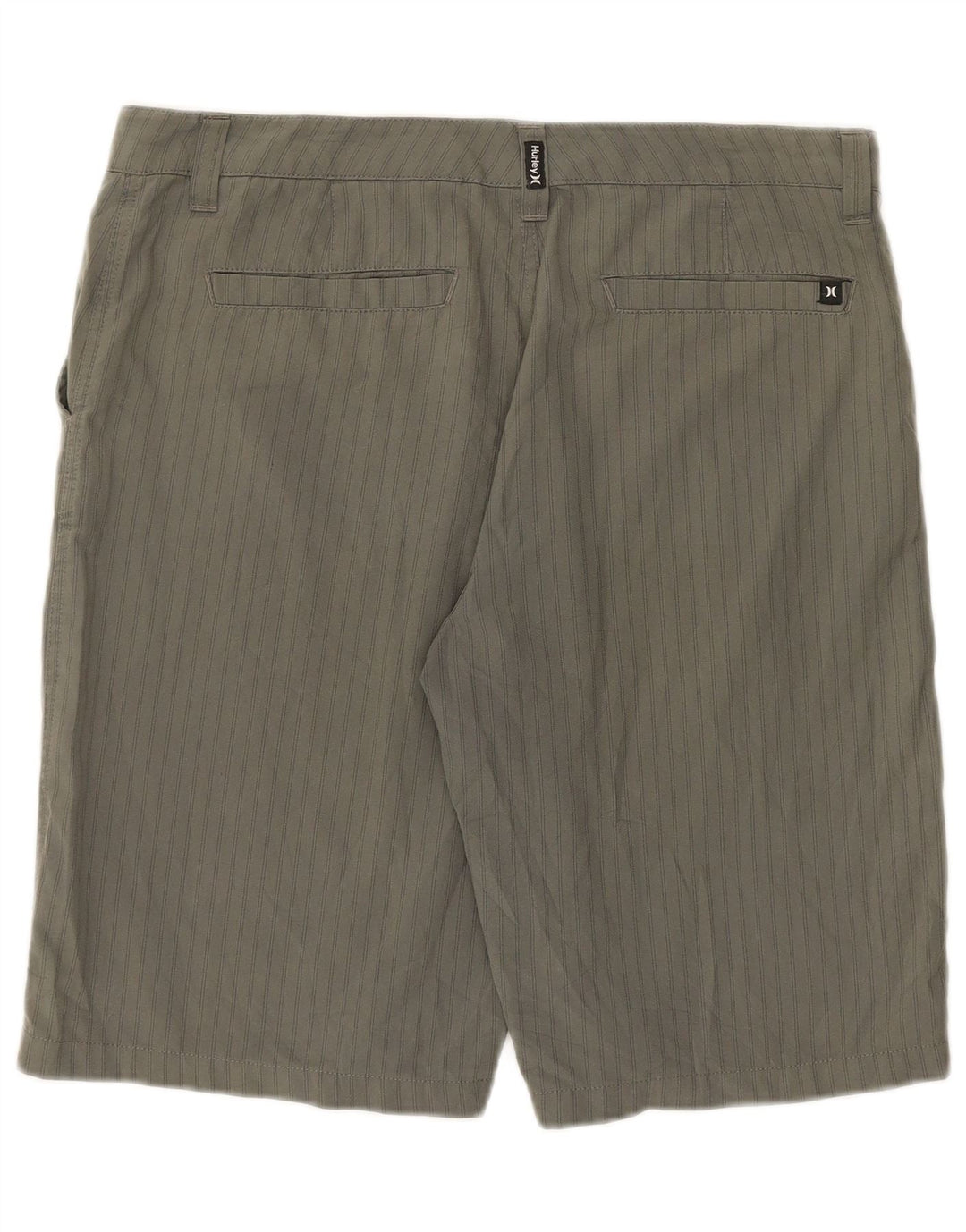 Hurley Short Chino Homme Large W34 Gris Rayé Polyester