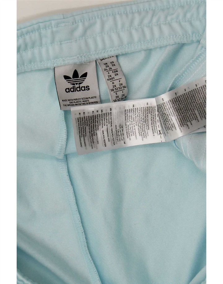 Adidas Pantalon de survêtement pour femme UK 24/26 2XL Bleu Polyester
