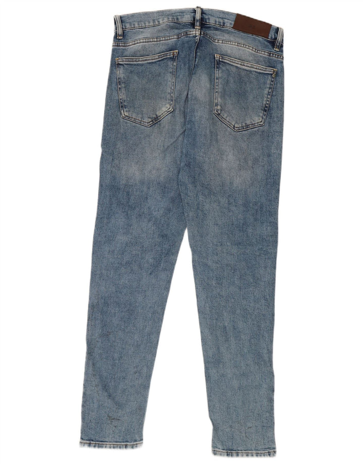 Zara Jean Slim Homme Taille 42 Large W32 L31 Bleu