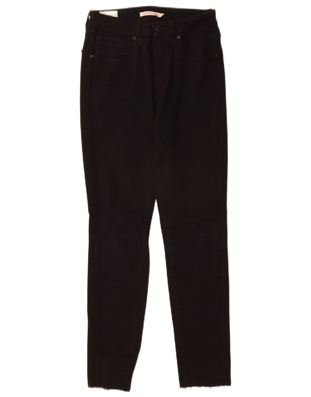 LEVI'S Jean skinny taille haute 721 femme W27 L28 coton noir