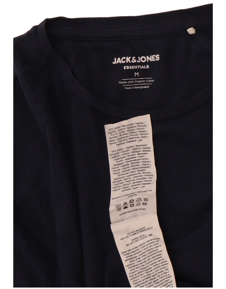 JACK & JONES T-Shirt Homme Bleu Marine Moyen Coton