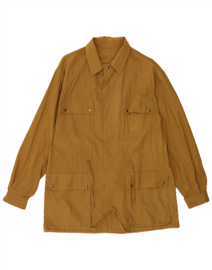 veste utilitaire homme vintage UK 38 coton beige moyen