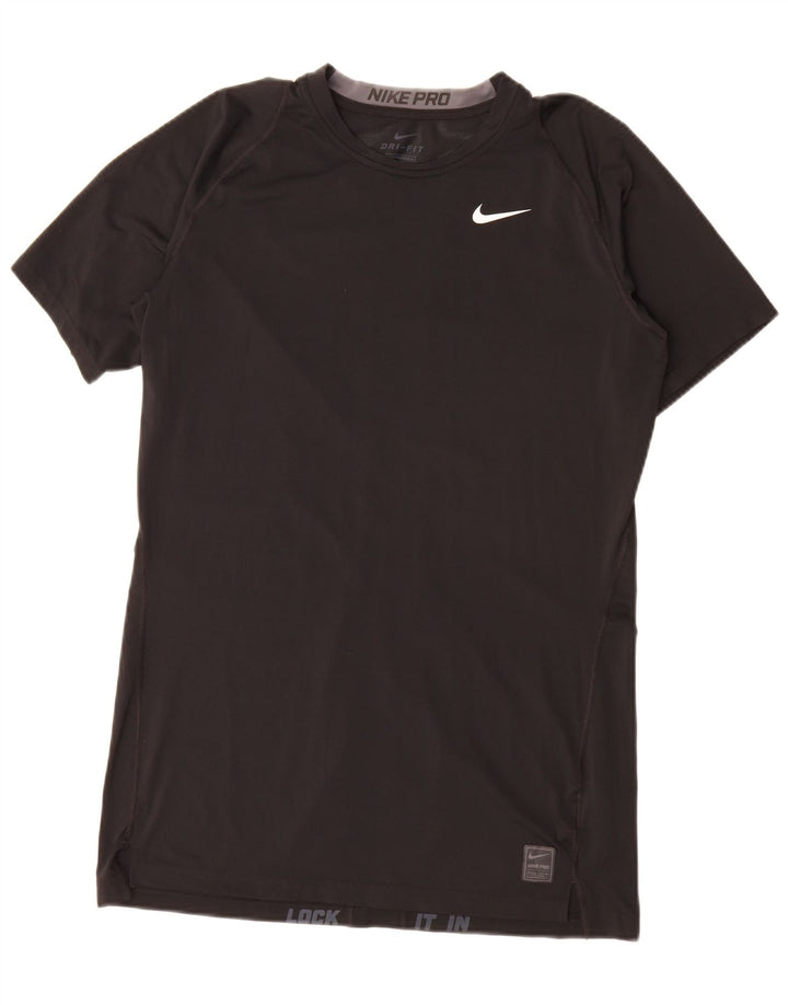 Nike Hommes Dri Fit T-Shirt Haut 2XL Noir Polyester