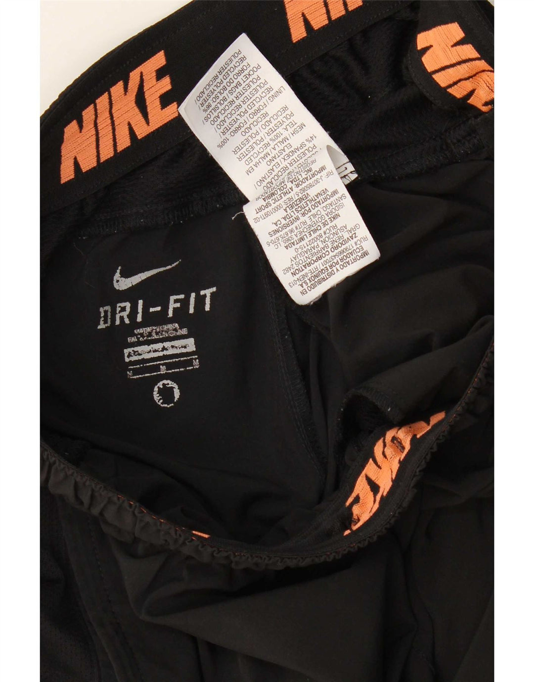 Nike Short de sport Dri Fit pour homme en polyester color block noir moyen