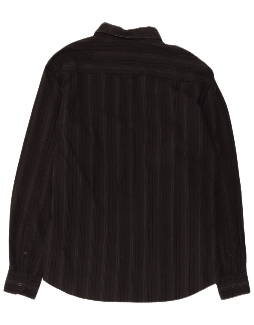Wrangler Chemise Homme Large Coton Rayé Noir