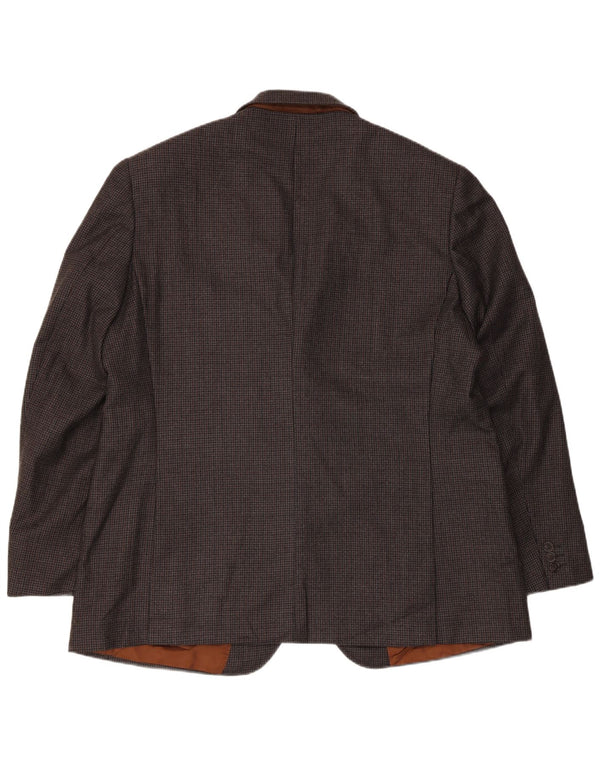 Marks & Spencer Veste blazer coupe ajustée pour homme UK 46 3XL Gris pied-de-poule