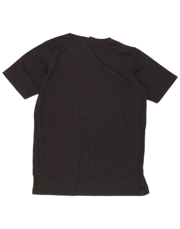 Quiksilver T-Shirt Graphique Garçon 15-16 ans Noir Coton