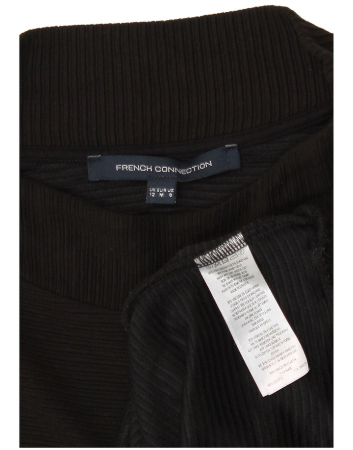 French Connection Robe basique pour femme UK 42 Medium Noir Viscose