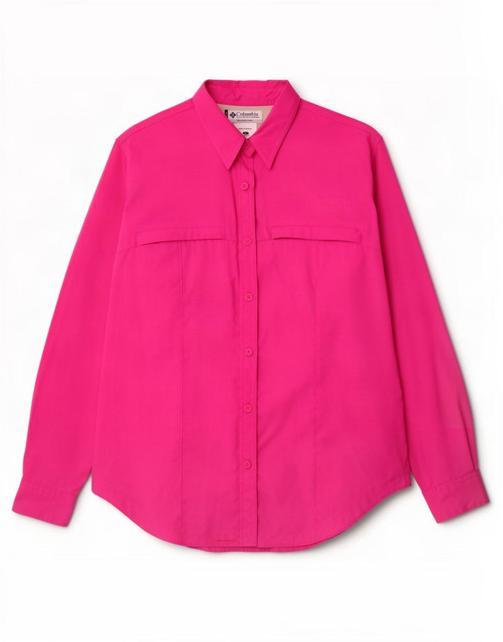 Columbia Chemise Femme UK 16 Large Rose Nylon